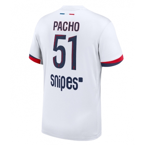 Billige Fotballdrakt Paris Saint-Germain Willian Pacho #51 Replika Bortedrakt 2025-26 Kortermet Billige Fotballdrakt Paris Saint-Germain Willian Pacho #51 Replika Bortedrakt 2025-26 Kortermet